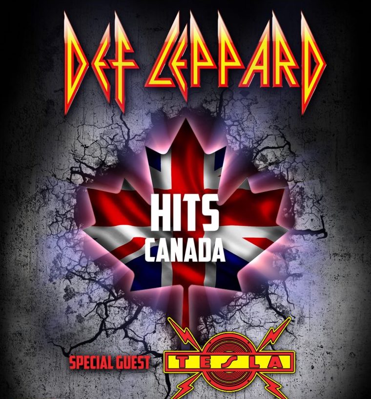 Def Leppard 2019 Canada Tour Poster